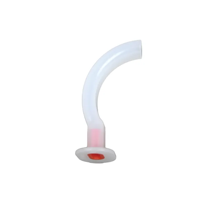 Canulă orofaringiană Guedel 100 mm pentru adulți, sterilă, roșie (cutie 10 buc)