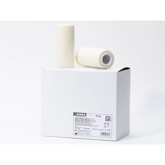 Bandaj elastic coeziv autoadeziv 4 m × 10 cm (cutie 10 buc)