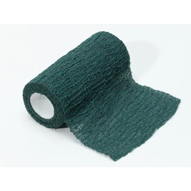 Bandaj elastic coeziv verde 4 m × 8 cm (cutie 10 buc)