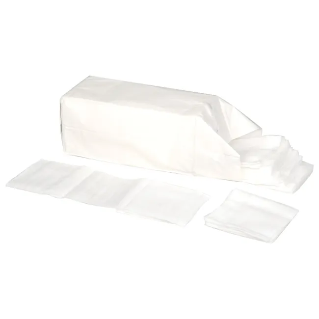 Comprese din tifon de bumbac 10 × 10 cm, 16 straturi, nesterile (cutie 100 buc)