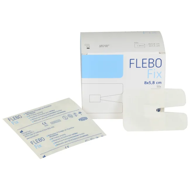 Dispozitiv adeziv steril pentru fixarea canulei 8 × 5,8 cm (cutie 50 buc)