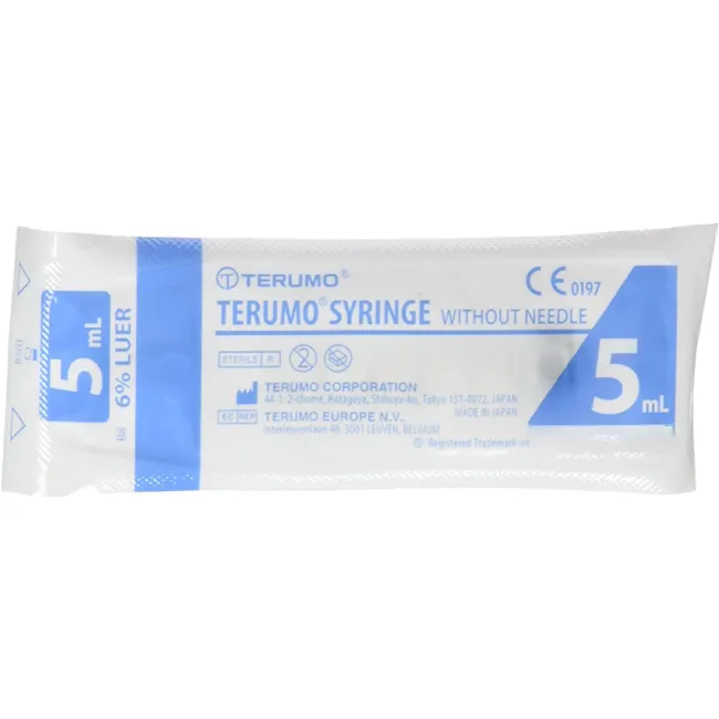 Seringi sterile Terumo fără ac 5 ml, Luer Slip concentric MDSS05SE (cutie 100 buc)