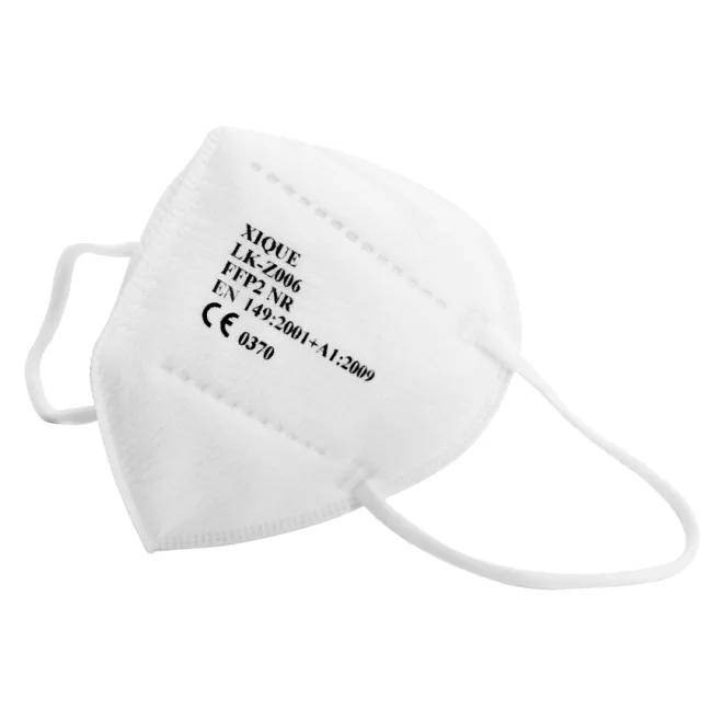 Mască filtrантă FFP2 Value&amp;Safe cu elastic pentru urechi, albă, 5 straturi (cutie 20 buc)