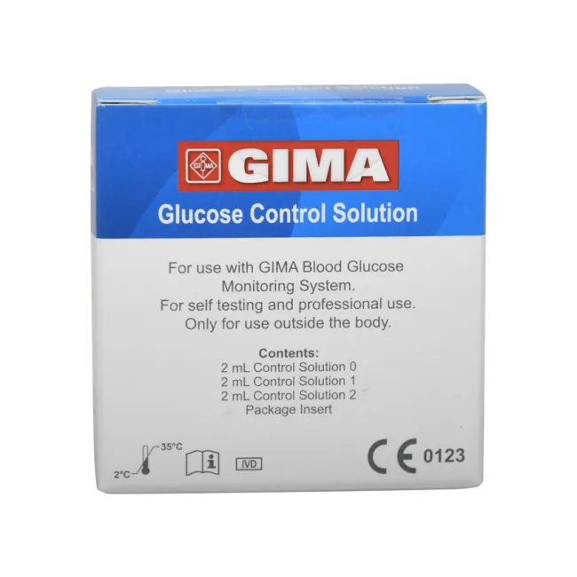 Soluție de control pentru glucometru Gima (1 kit)