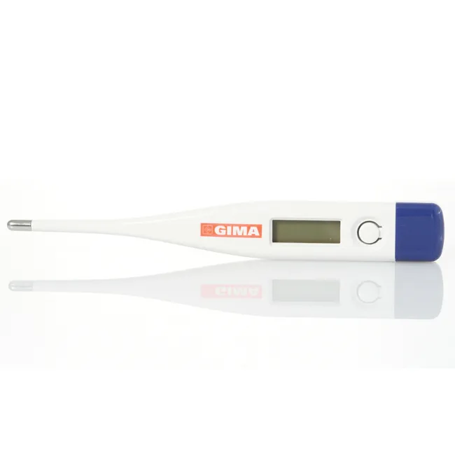 Termometru digital Gima cu afișaj în grade Fahrenheit, interval 89,6–107,6°F, măsurare în 60 secunde