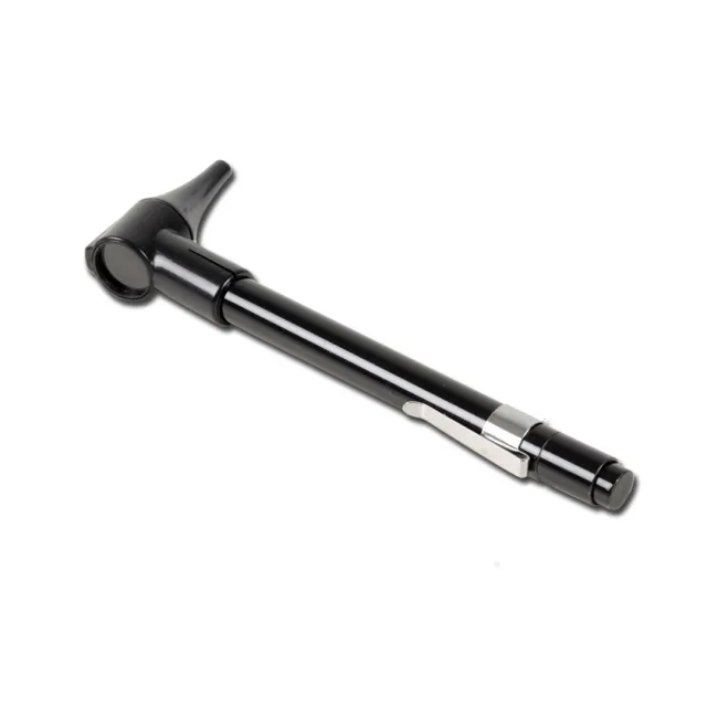 Otoscop stilou Delta cu iluminare LED, negru, cu pâlnii auricolari și abeslimbi (1 buc)