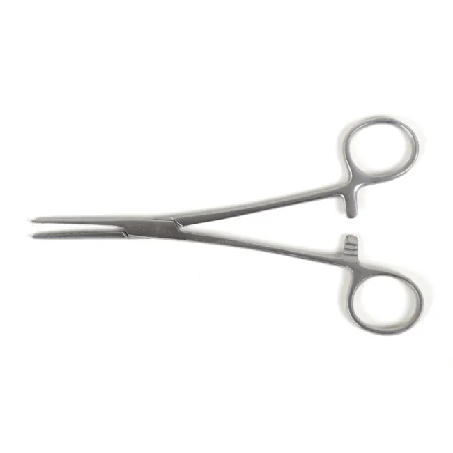 Pensă hemostatică Kelly dreaptă din oțel inoxidabil, 16 cm