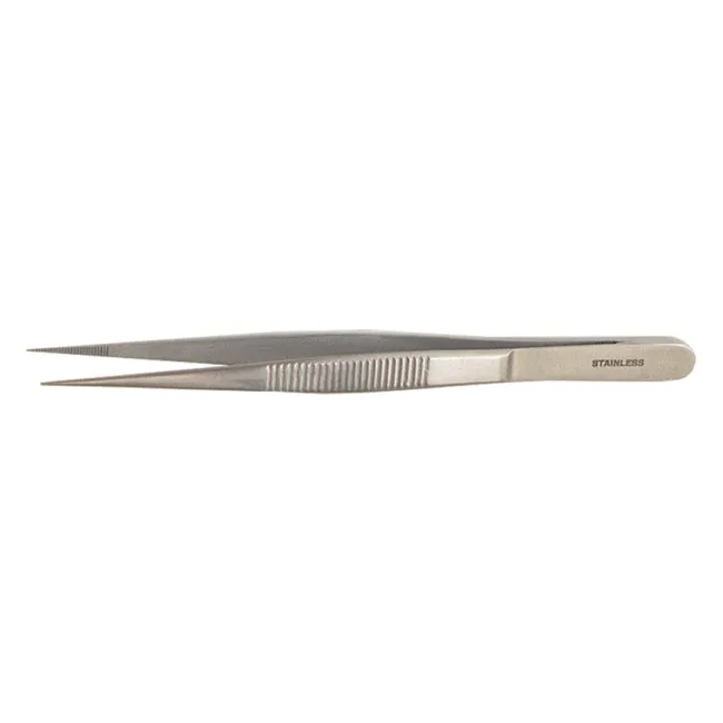 Pensă dermatologică cu vârfuri subțiri 12 cm, oțel inoxidabil