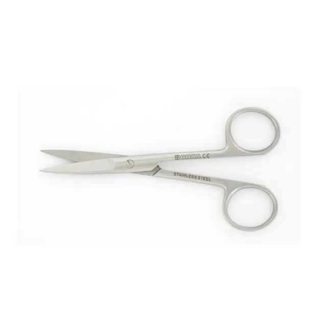 Foarfece chirurgicale drepte cu vârfuri ascuțite din oțel inoxidabil 14,5 cm