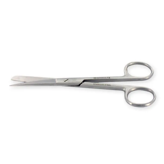 Foarfece chirurgicale drepte cu vârfuri mixte (tocit/ascuțit) 18 cm, oțel inoxidabil