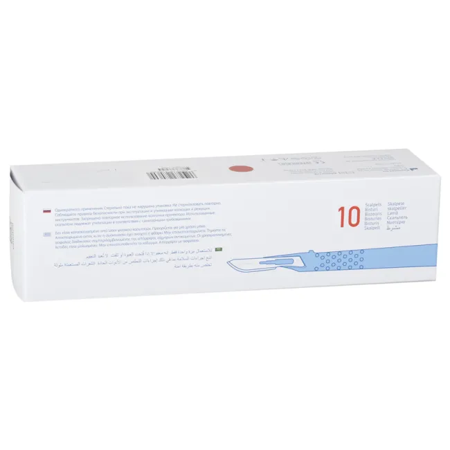 Bisturiu de unică folosință steril GIMA nr. 24 - model standard (cutie 10 buc)