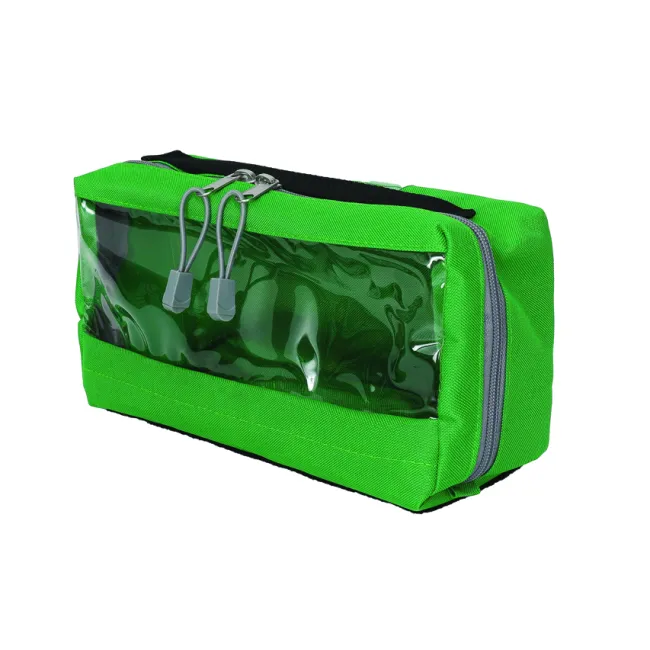 Geantă dreptunghiulară E3 capitonată cu fereastră și mâner, verde (1 buc)