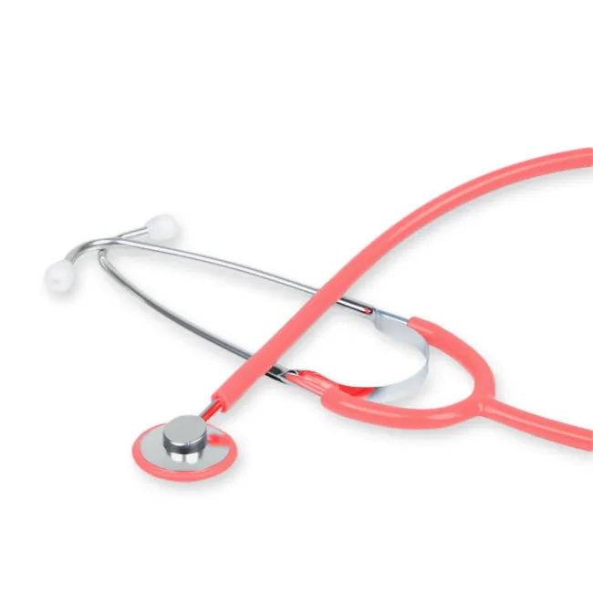 Stetoscop pediatric cu un singur cap TRAD, fără latex, roz (1 buc)