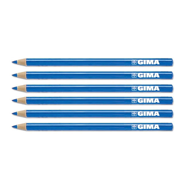 Creioane dermatografice GIMA albastre pentru marcare piele (cutie 6 buc)