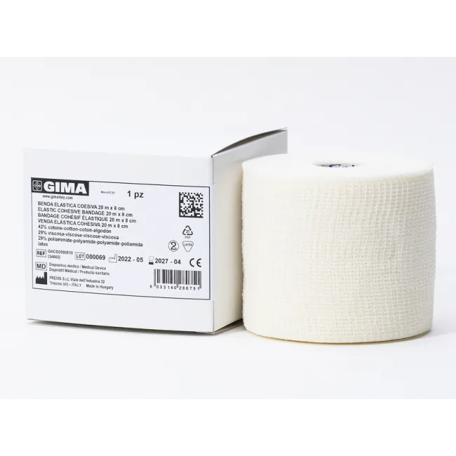 Bandaj elastic coeziv 20 m × 8 cm