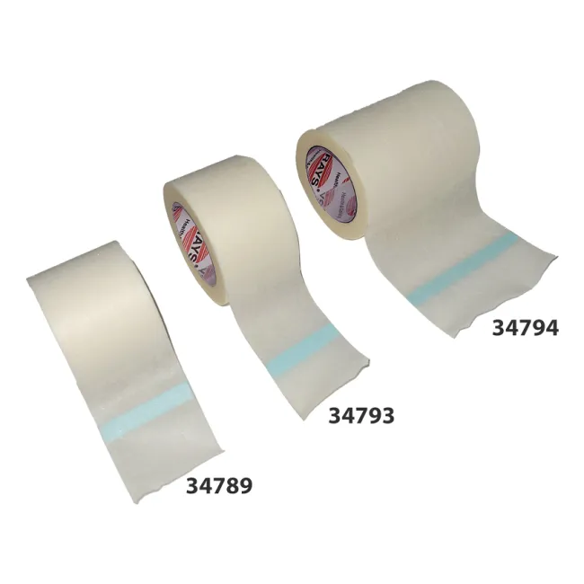 Bandă adezivă hipoalergenică din material nețesut 9,14 m × 25 mm (cutie 12 buc)