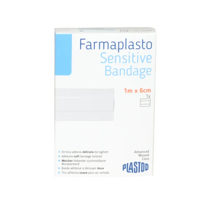 Pansament adeziv hipoalergenic în rolă de tăiat 1 m × 6 cm (1 buc)