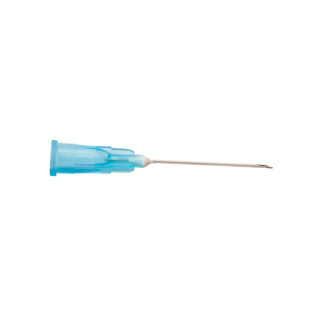 Ace hipodermice sterile Terumo Agani 23G × 1″ – 0,6 × 25 mm, albastre (cutie 100 buc)