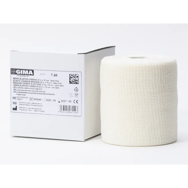 Bandaj elastic coeziv 20 m × 10 cm, fără latex