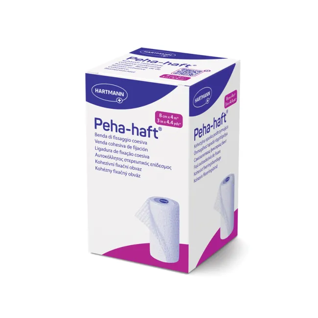 Bandaj elastic coeziv Peha-haft 4 m × 8 cm, fără latex (1 buc)