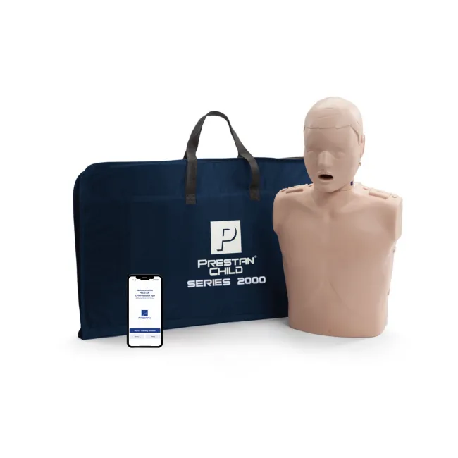 Manechin pediatric pentru resuscitare CPR cu feedback Bluetooth – PRESTAN Professional Child Series 2000