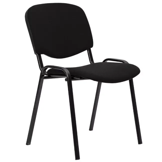 SCAUN VIZITATOR FELICIA RIO DIN PLASTIC, NEGRU
