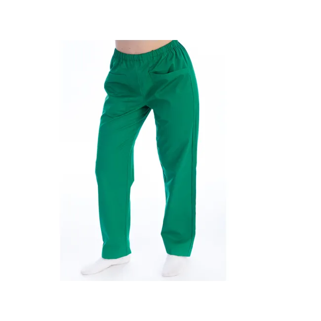 Pantaloni medicali unisex bumbac/poliester mărimea M verde (1 buc)