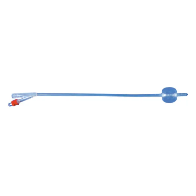 Cateter Foley silicon 2 căi ch/fr 22, balon 30 ml, steril (cutie 10 buc)