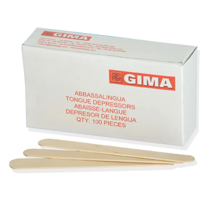 Abăsător de limbă din lemn nesteril 150 × 18 mm (cutie 5000 buc)