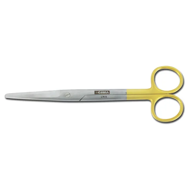 Foarfece Mayo drepte cu carbură de tungsten Gold Line 23 cm