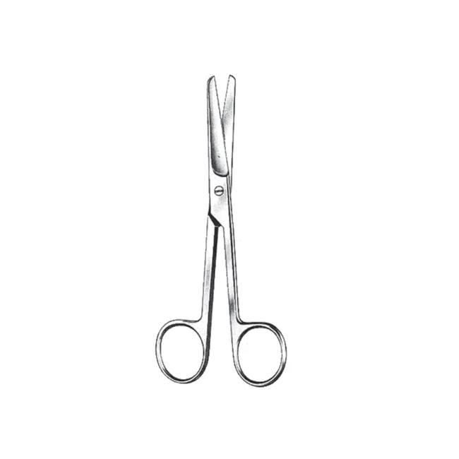 Foarfece chirurgicale drepte cu vârfuri tocite 16 cm, oțel inoxidabil