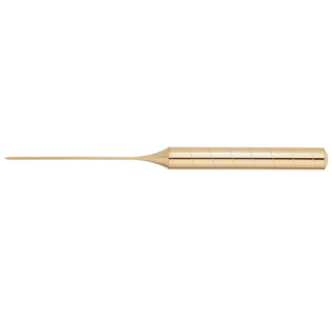 Ac pentru electroliză Ballet Gold K3 0,075 mm, placat cu aur 24K, steril (cutie 50 buc)