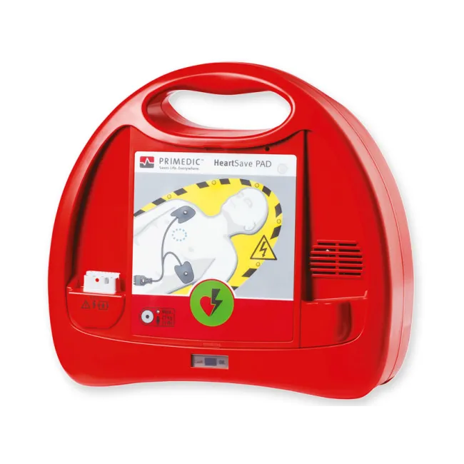 Defibrilator automat extern PRIMEDIC HeartSave PAD cu baterie litiu 3 ani și instrucțiuni în limba engleză (1 buc)