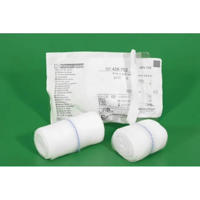Tifon de bumbac cu sulfat de bariu pentru radiografie 5 m × 10 cm (cutie 6 buc)