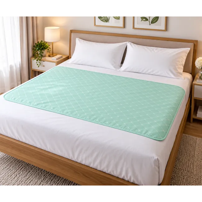 Aleza impermeabila reutilizabila pentru pat dublu, 85 x 160 cm, calitate premium, rezistența pana la 300 de spălări