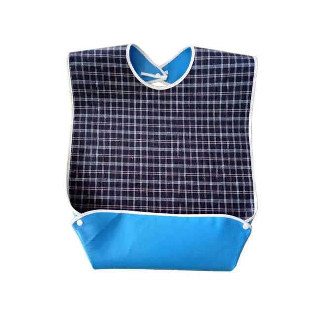 Bavetă impermeabilă pentru adulți, reutilizabilă, 46 × 76 cm – cu capse reglabile