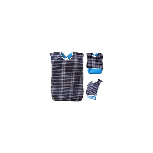 Bavetă impermeabilă pentru adulți, reutilizabilă, 46 × 76 cm – cu capse reglabile