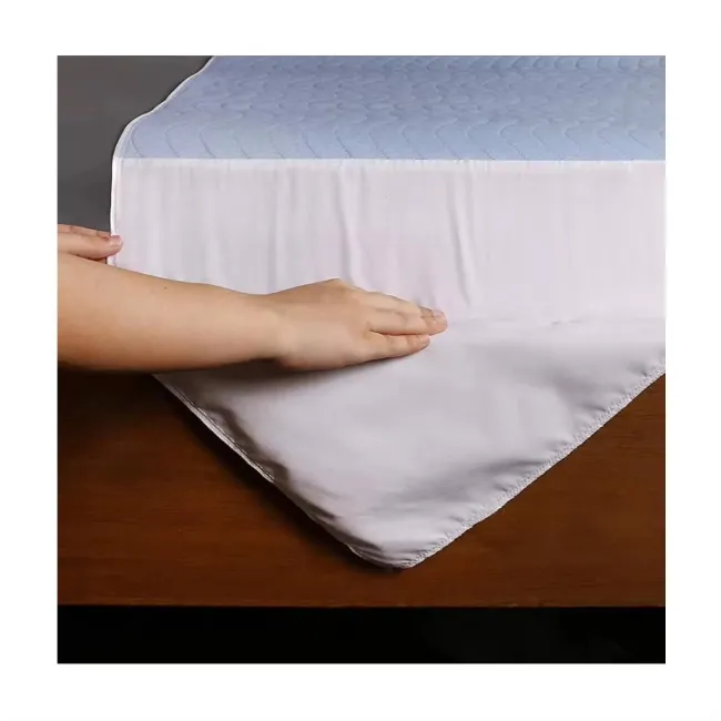 Aleza absorbanta premium cu aripi fixare pentru pat de o persoana , reutilizabilă pana la 300 de spălări, dimensiune 90x85, Golden Protect