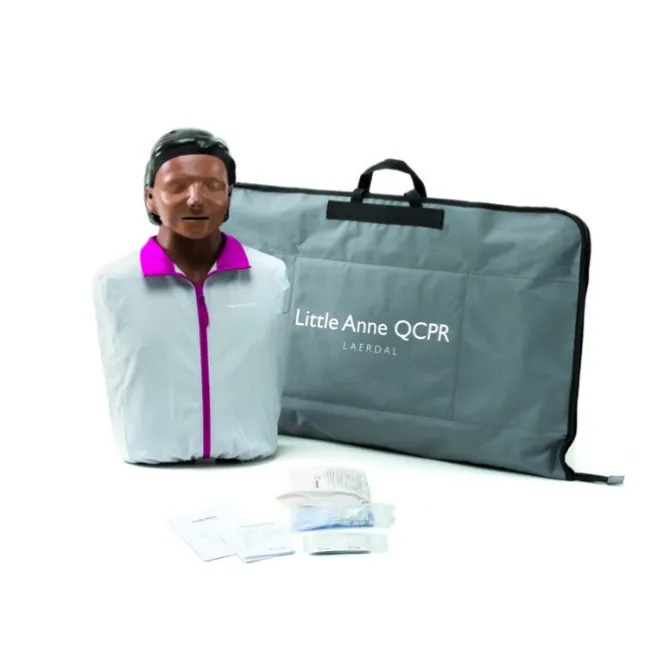 Manechin de resuscitare Laerdal Little Anne QCPR, nuanță închisă