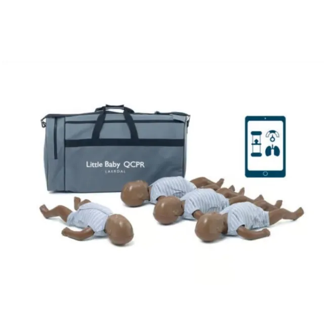 Set 4 manechine pediatrice Laerdal Little Baby QCPR, nuanță închisă