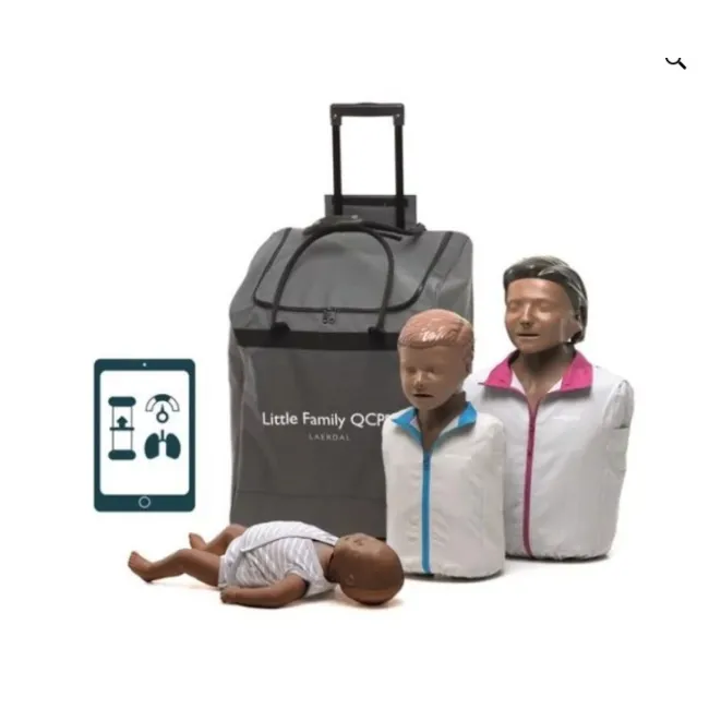 Set manechine de resuscitare Laerdal Little Family QCPR, nuanță închisă