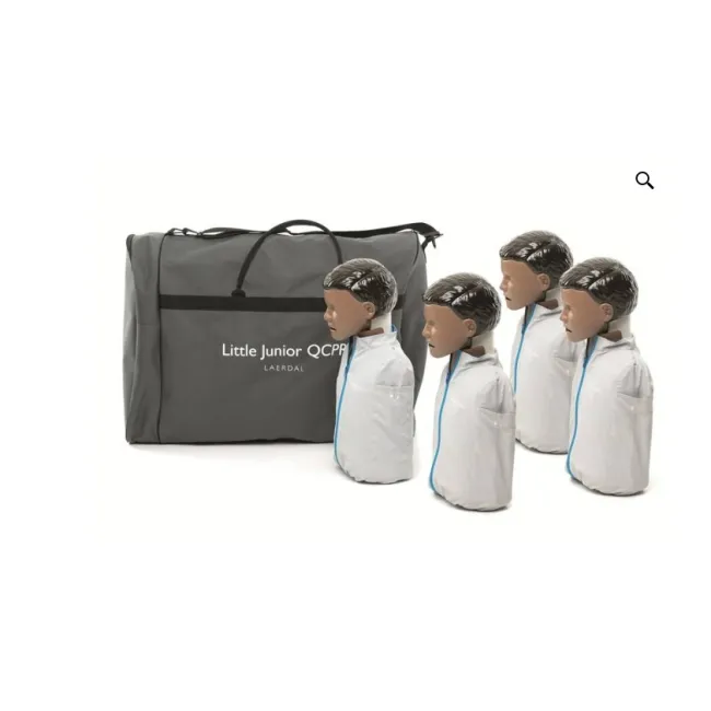 Set 4 manechine pediatrice Laerdal Little Junior QCPR, nuanță închisă