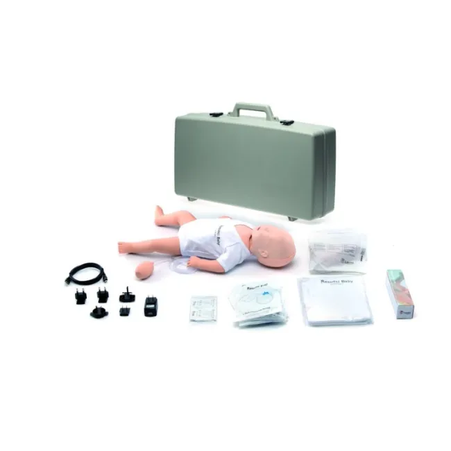 Manechin pediatric de resuscitare Laerdal Resusci Baby QCPR cu geantă tip troler