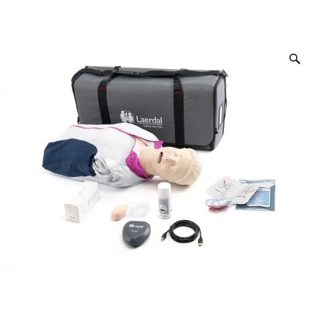 Manechin de resuscitare Laerdal Resusci Anne QCPR AED Airway, torso cu geantă de transport