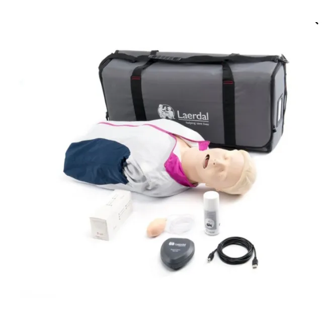 Manechin de resuscitare Laerdal Resusci Anne QCPR Airway Head, torso cu geantă de transport