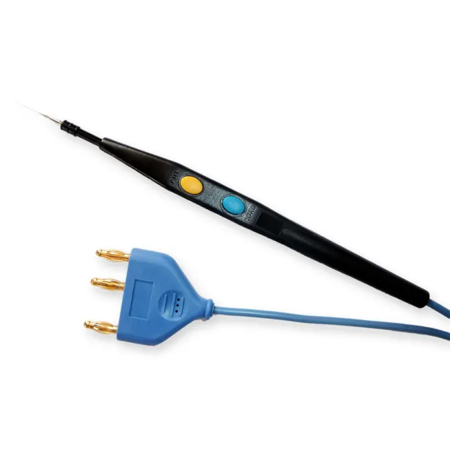 Mâner autoclavabil MB cu două butoane click, cablu silicon 3 m și electrod lamă, reutilizabil 30 de cicluri (1 buc)