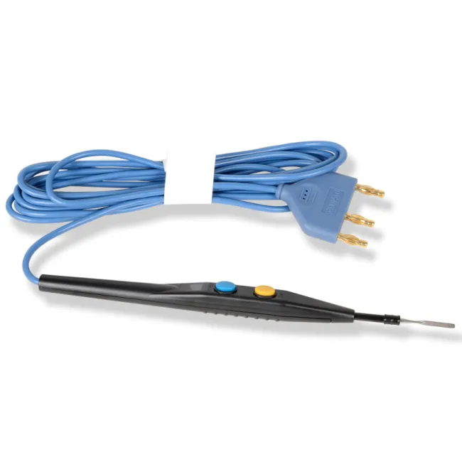 Mâner autoclavabil MB cu două butoane click, cablu silicon 3 m și electrod lamă, reutilizabil 30 de cicluri (1 buc)