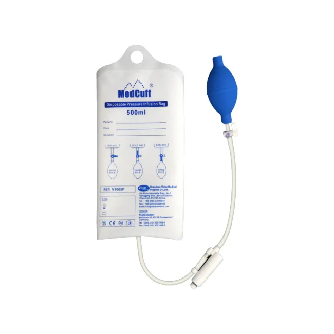 Pungă de presiune pentru perfuzie intravenoasă 500 ml de unică folosință GIMA (cutie 50 buc)