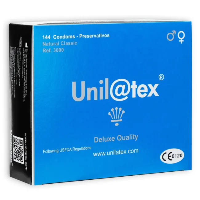 Prezervative Unilatex Natural – 144 bucăți