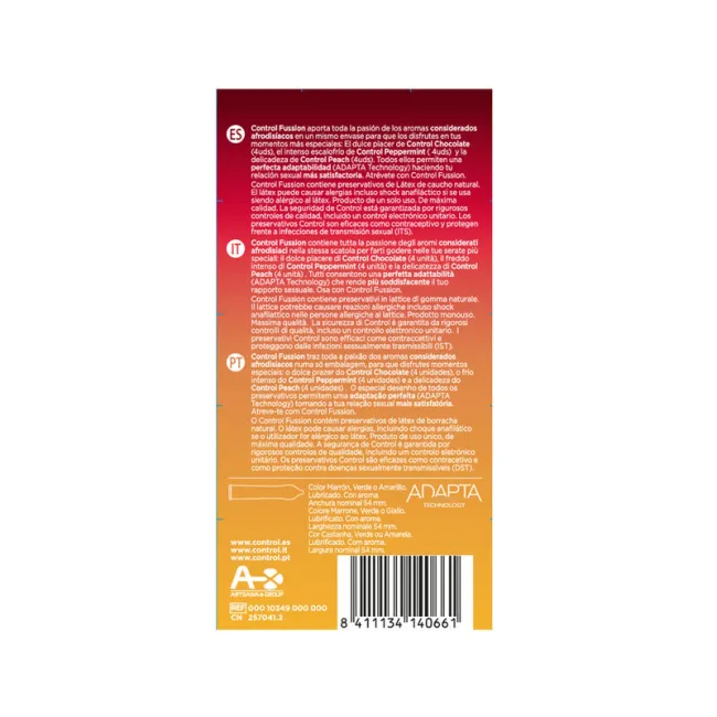 Prezervative Control Fussion — mix de arome senzuale, 12 buc